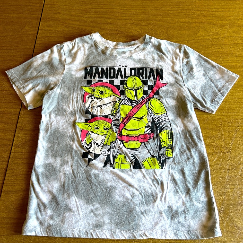Star Wars Kids T-Shirt - White with Yellow and Green